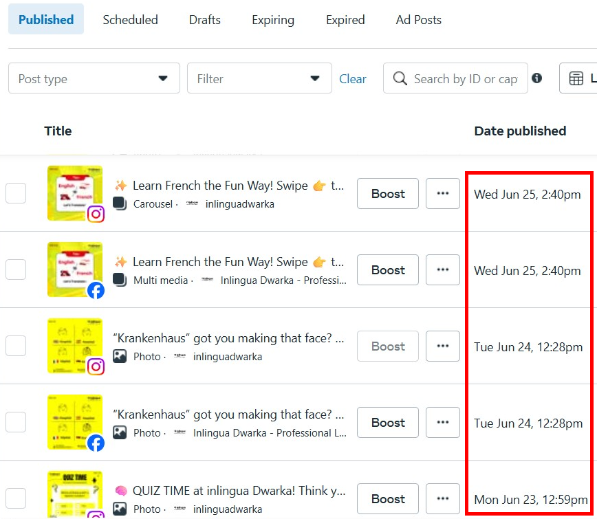 Organic Post Scheduling | Facebook Post Scheduling Timing