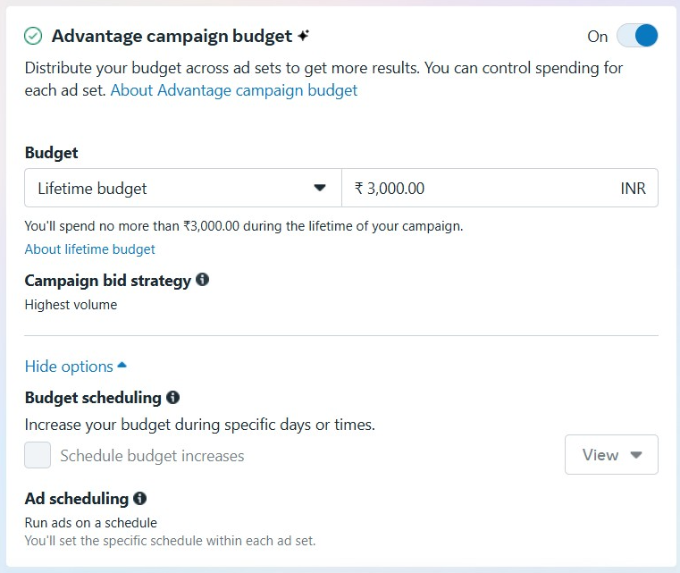 Setting a Facebook Ad Budget and Bid Strategy