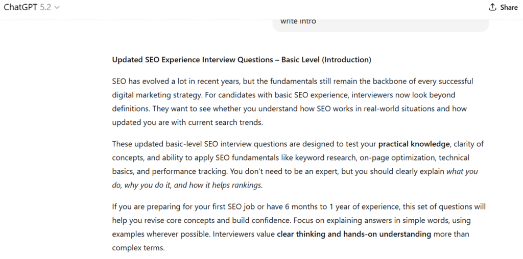 Comparison of AI-Generated vs. Human-Written Content