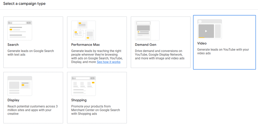 Types of Campaign in Google Ads - RKDMT