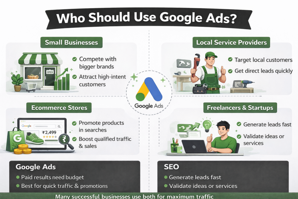 Who should use google ads? - RKDMT