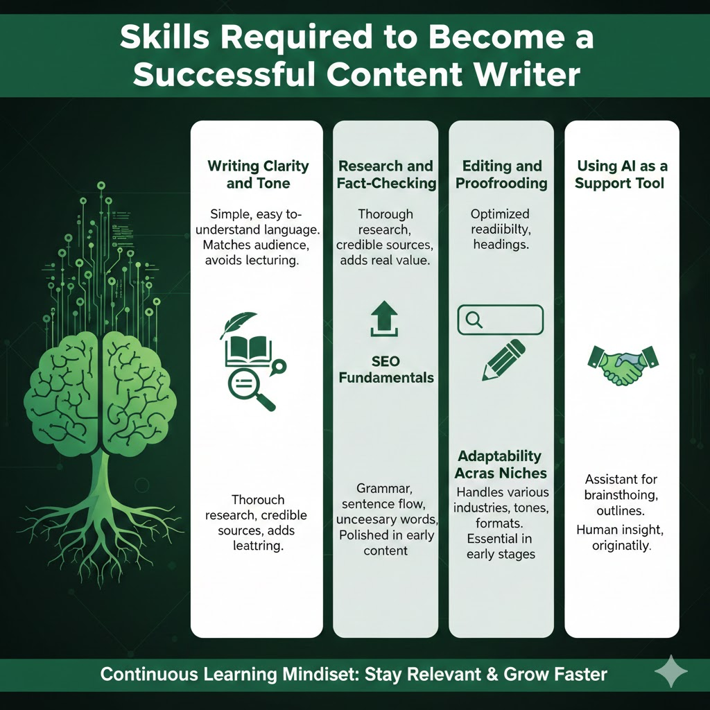 Skills required to become successful content writer - RKDMT