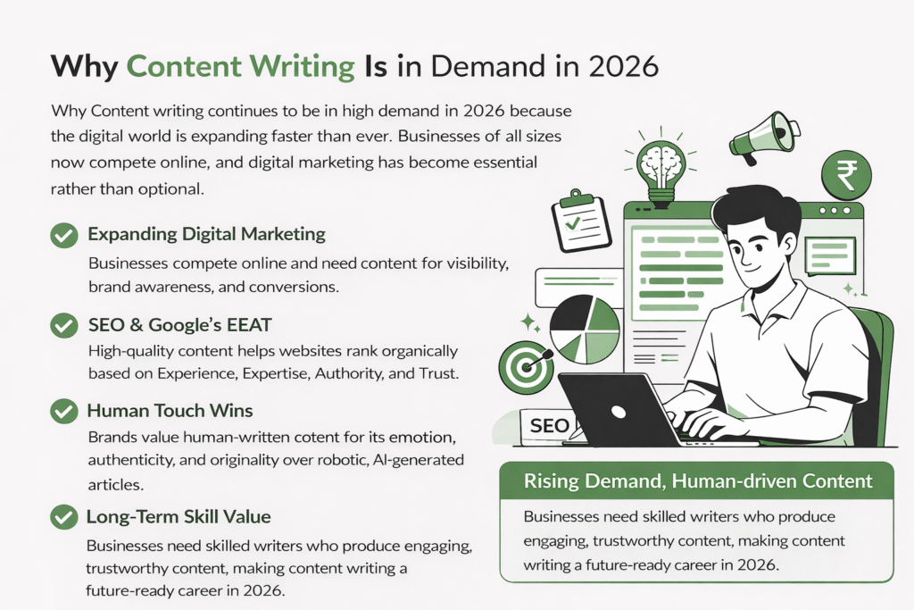 Why content writing is in demand in 2026? - RKDMT