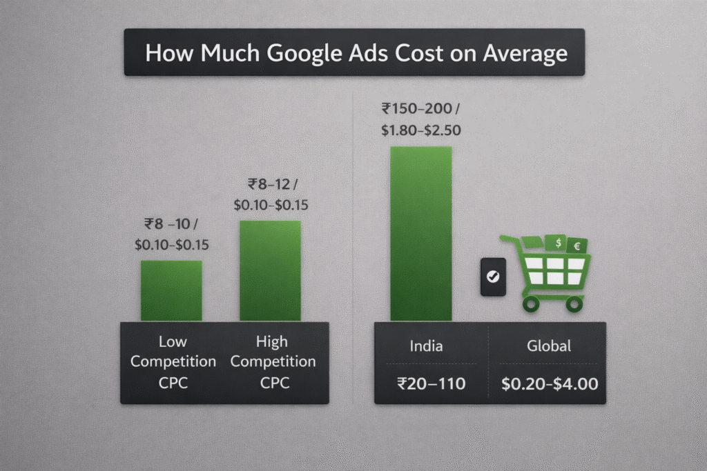 how much google ads cost in average? RKDMT
