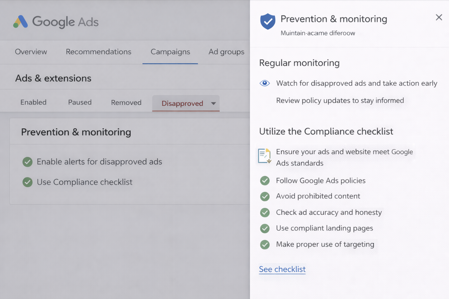 Successful campaign after resolving Google Ads Disapproved Ads - RKDMT