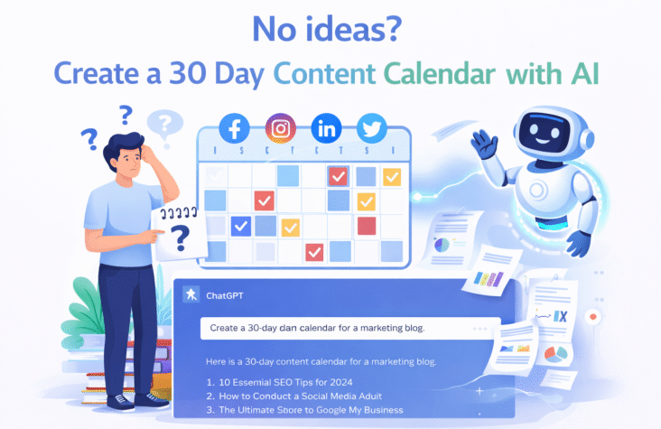 No Ideas? Create a 30-Day Content Calendar with AI