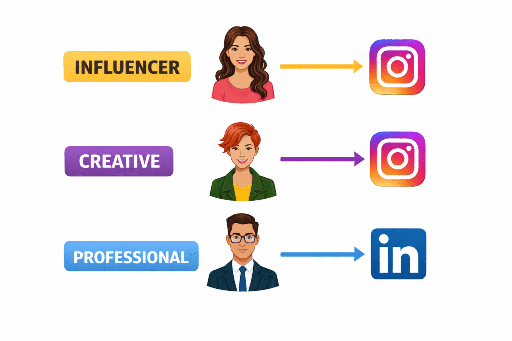 How Different Users Benefit from Instagram vs LinkedIn Marketing- RKDMT