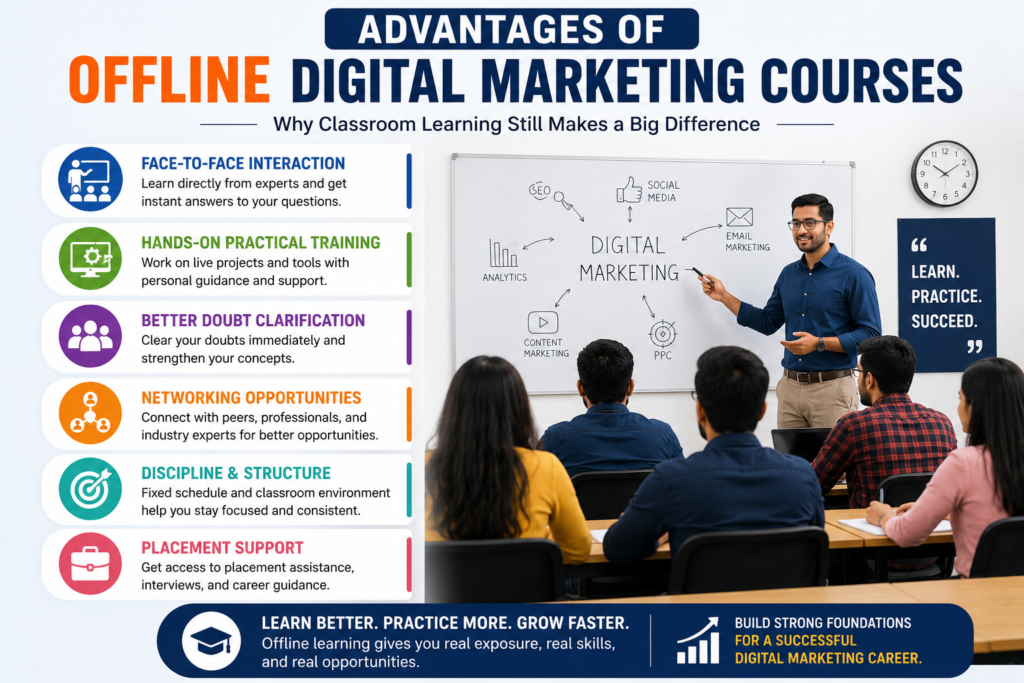 Advantages of Offline Digital Marketing Courses