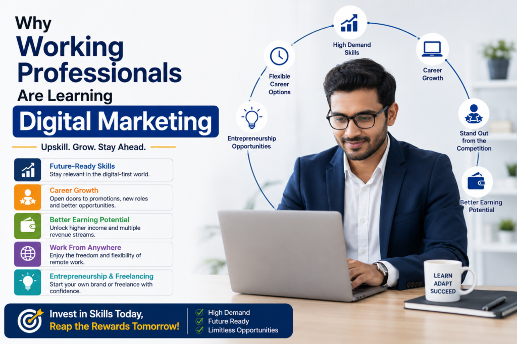 Why Working Professionals Are Learning Digital Marketing