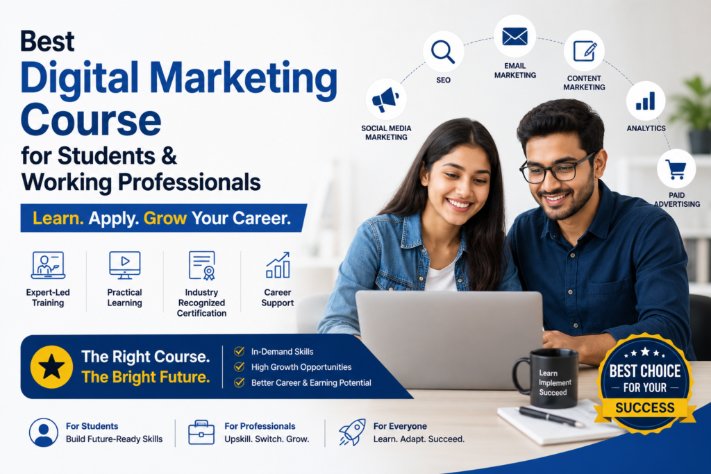 Best Digital Marketing Course for Students & Working Professionals