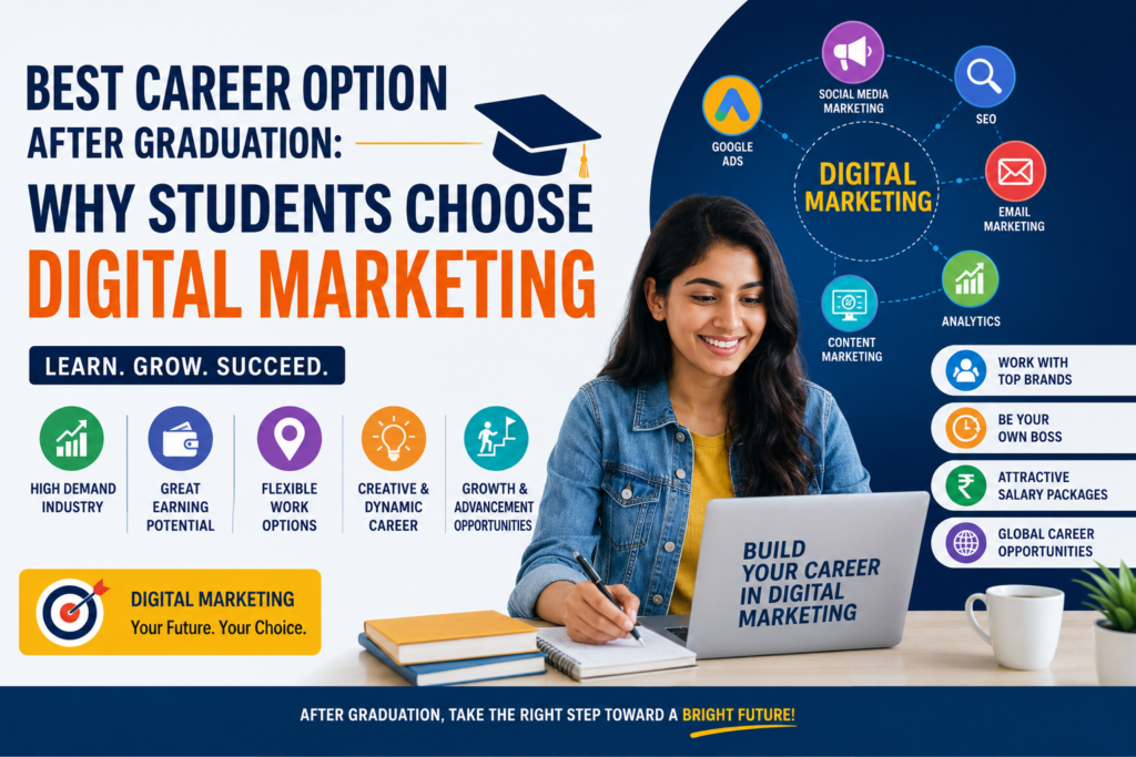 Best Career Option After Graduation: Why Students Choose Digital Marketing
