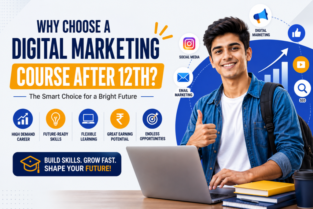 Why Choose a Digital Marketing Course After 12th?