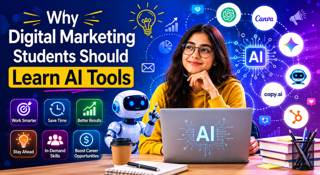 Why Digital Marketing Students Should Learn AI Tools