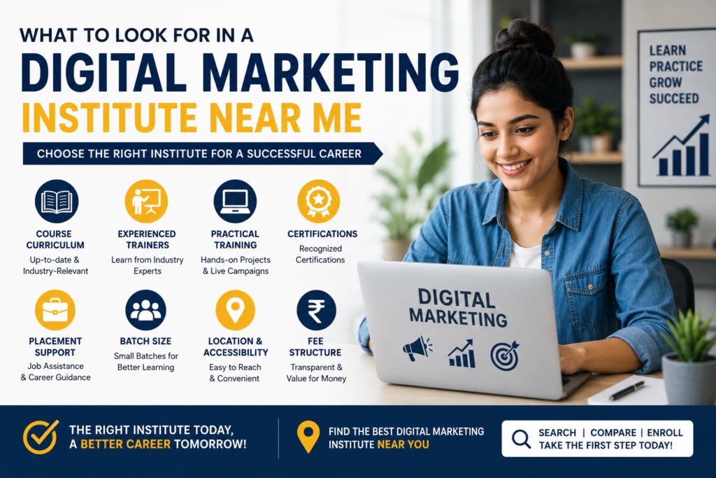What to Look For in a Digital Marketing Institute Near Me