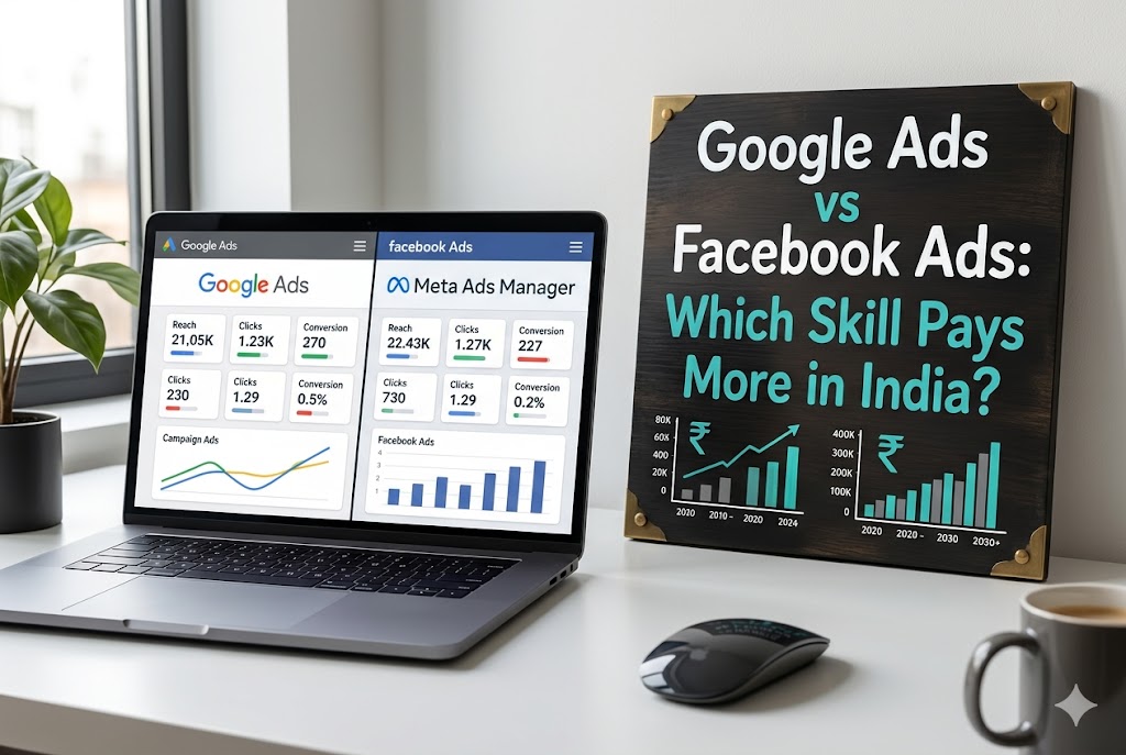 Google Ads vs Facebook Ads: Which Skill Pays More in India?