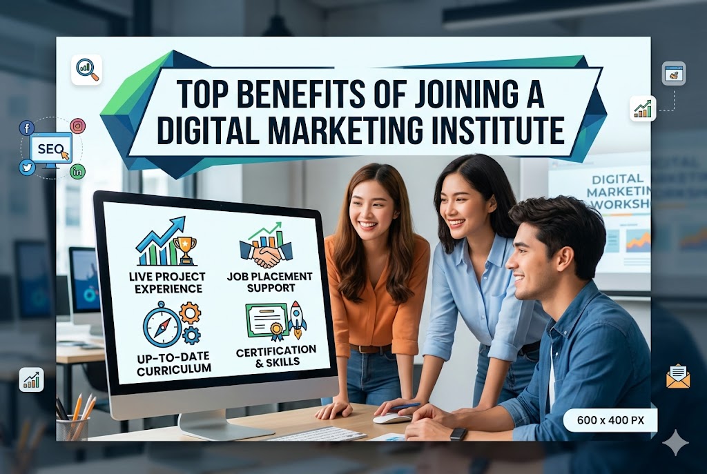 Top Benefits of Joining a Digital Marketing Institute