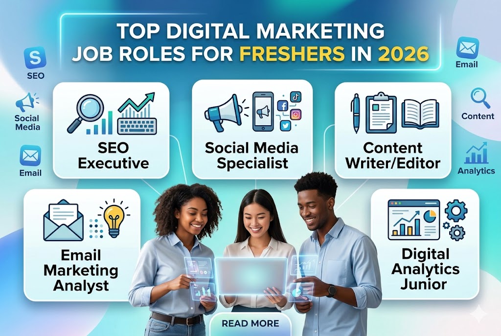Top Digital Marketing Job Roles for Freshers in 2026