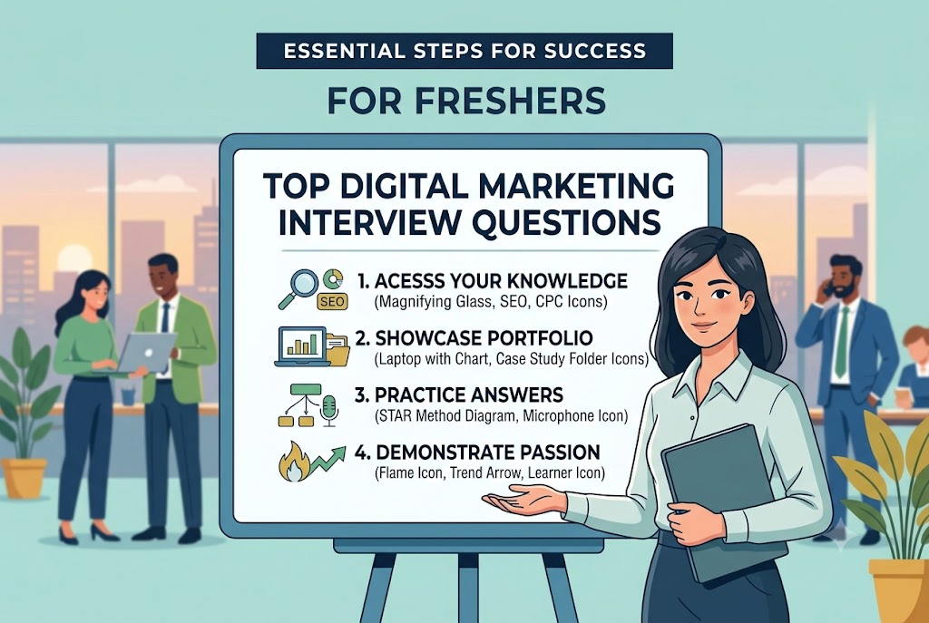 Top Digital Marketing Interview Questions for Freshers