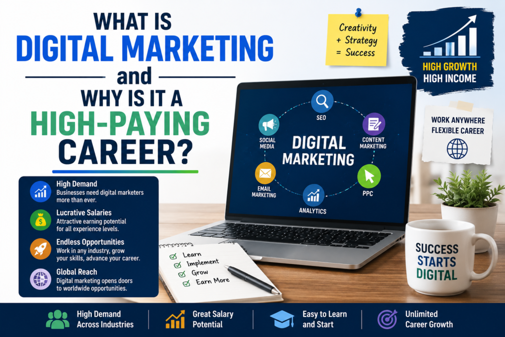 What Is Digital Marketing and Why Is It a High-Paying Career?