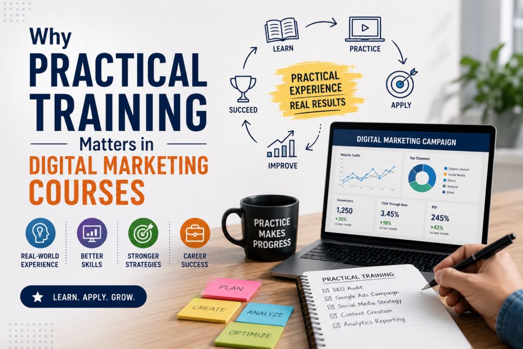 Why Practical Training Matters in Digital Marketing Courses