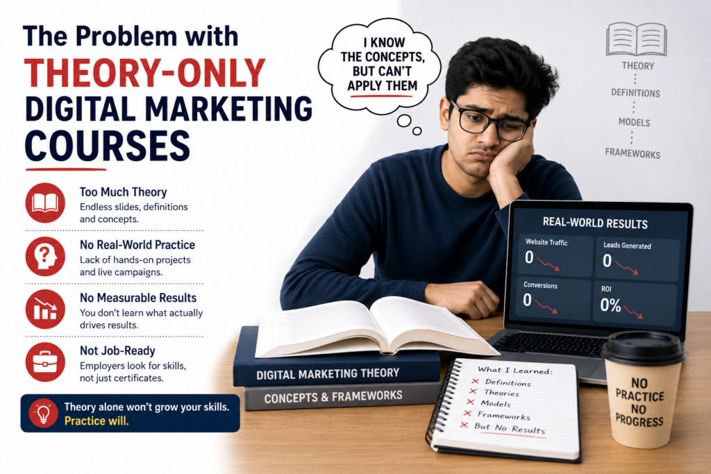 The Problem with Theory-Only Digital Marketing Courses
