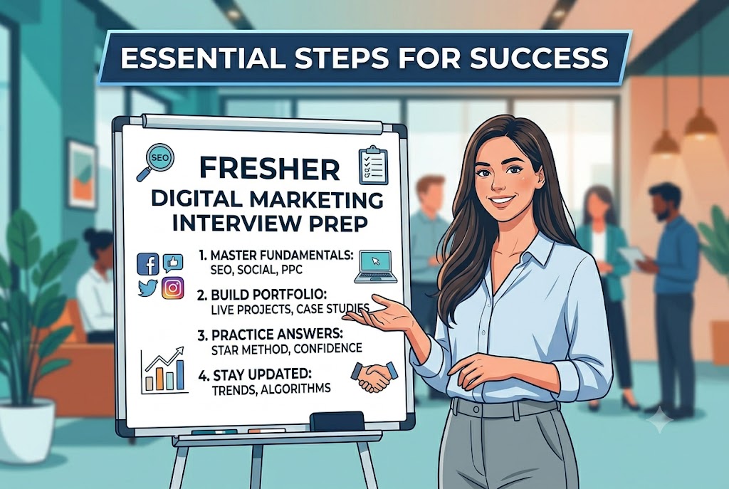 Why Freshers Need Digital Marketing Interview Preparation