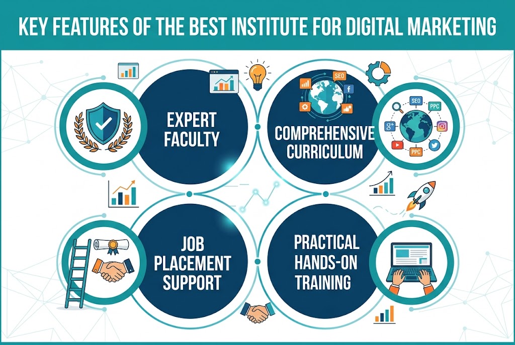 Key Features of the Best Institute for Digital Marketing
